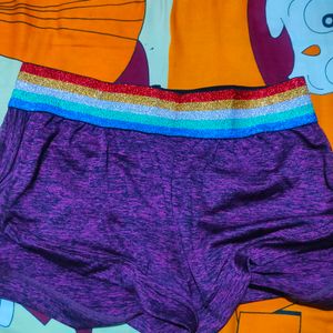 Women's Rainbow Colour Shorts