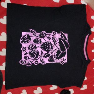 Strawberry Shinning Zudio Tshirt