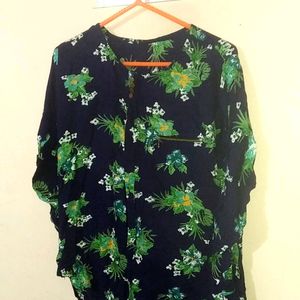 Beautiful bule printed Top