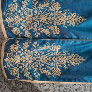 embroidered kurta set with dupatta