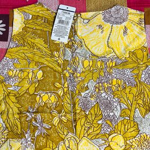 Yellow Floral Top