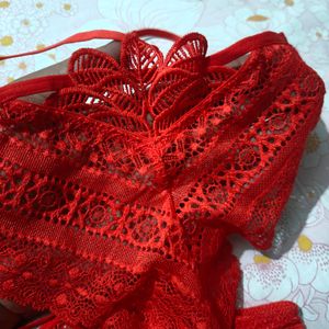 Red Net Brief For 30in Waist