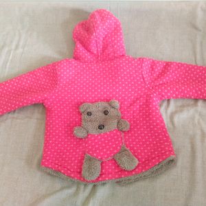 Super Warm Fleece Reversible Jacket For Girls