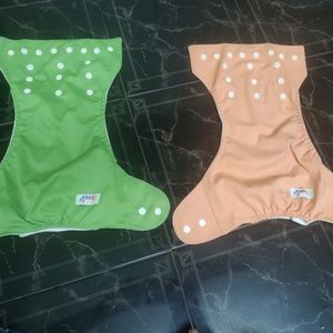 Combo Of 2 Adjustable Cloth Diaper