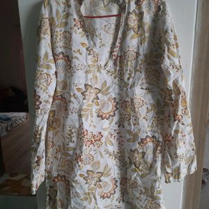 Pepe Jeans Floral Tunic Top For Women