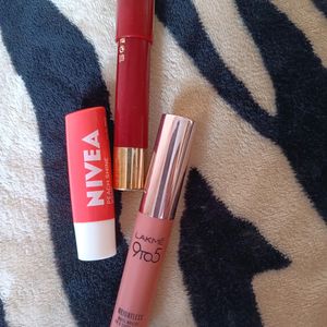 Combo Of Lip balm Nd Lipstick