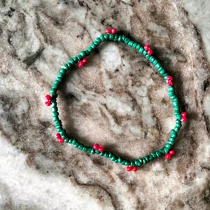 Cherry Beaded Bracelet