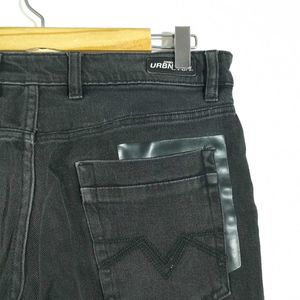 Charcoal Black Jeans For Men's