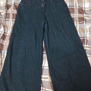 Black Wide Leg Jean's