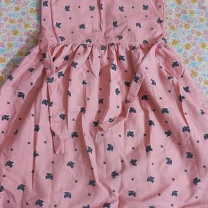 Pink  Girls  Dress (8 To 10 Years)
