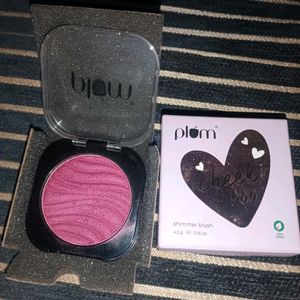 Plum Cheek A Boo Shimmer Blush