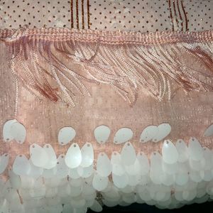 Peach Hijab Dupatta Stole