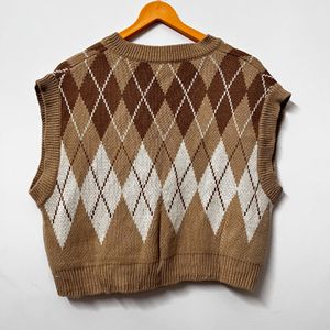 Brown Sweater Vest