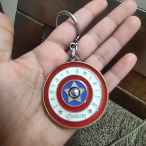 Captain America Keyring