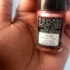 Oriflame On Color Nail Polish Pixie Pink