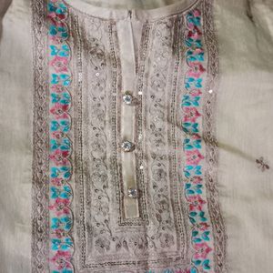 Golden Kurti Sets With Dupatta