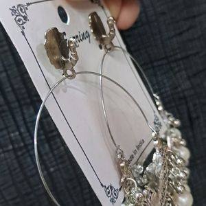 NEW EARRINGS WITH WhITE PEARL