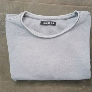 Grey Solid Tshirt