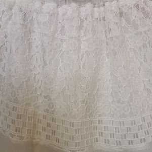 Savana White Skirt