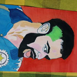 Virat Kohli Handmade Pop Art