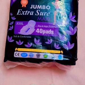 Jumbo Extra Sure 40 Pads For Women