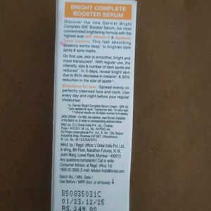 Garnier Vitamin C Face Serum