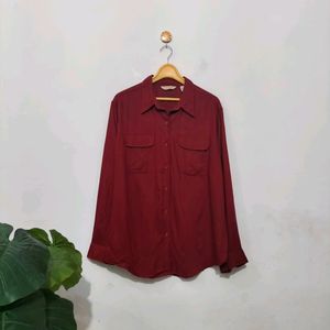 Solid Maroon Shirt