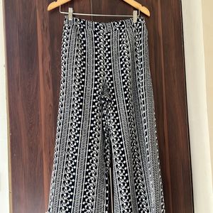 Navy Blue Wide Leg Pants