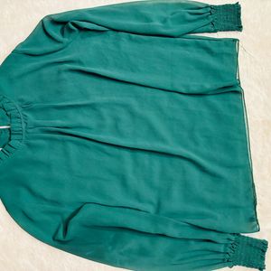 Green Formal Top