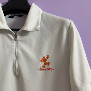 A Polo White Tshirt.