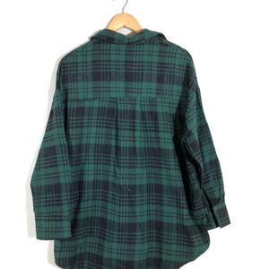 Green&Black Checked Shirt (Women’s)