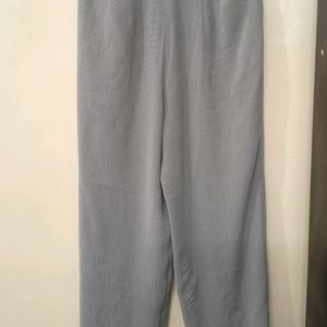 Grey Flare Trousers