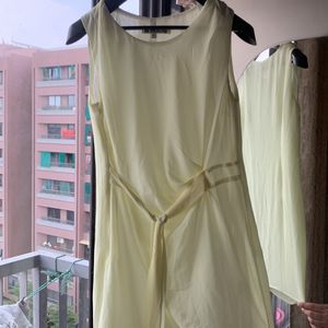 lemon yellow Party Dress