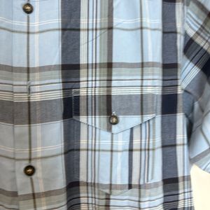 Men M&S Shirt - Blue Checks