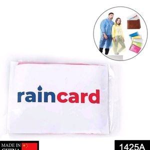 Pack Of 10 Easy to Carry Emergency  Rain coat