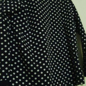 Price Drop Black Polka Dots Top