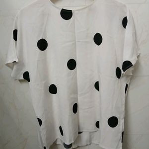 Polka Dot Top Size M