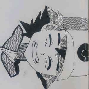 Drawing - Ash Ketchum - Pokemon