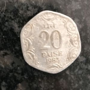 20paise Coins 1983 Year