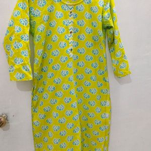 Lime Green Kurta & Pant