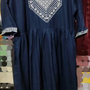 New Resham Work Flare Kurti