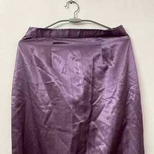 SATIN SKIRT