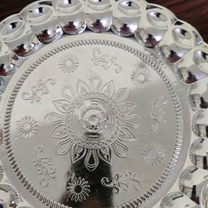 Silver Painted Tray