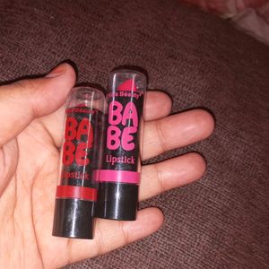 Two Lipsticks Red And Pink Shades Only In ₹99