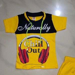 Beautiful 🤩 Yellow Colour Baby Boy Dress