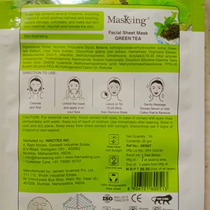 Masking Facial Sheet Mask For All Skin Types