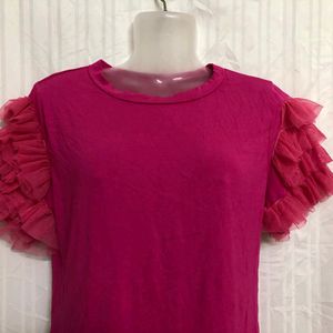 Pink Stylish Top For Women