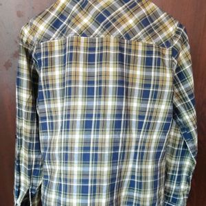 Green Checked Shirt For Women