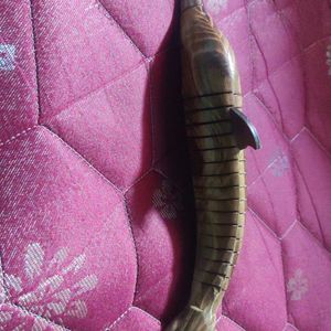 HANDMADE WOODEN FLEXIBLE FISH TOY