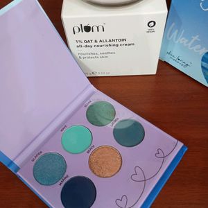 Plum Eyeshadow Palette (Water) + Freebie